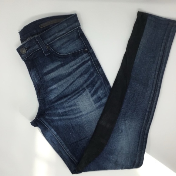 rag & bone Blue and Black Skinny Jeans - Picture 5 of 8